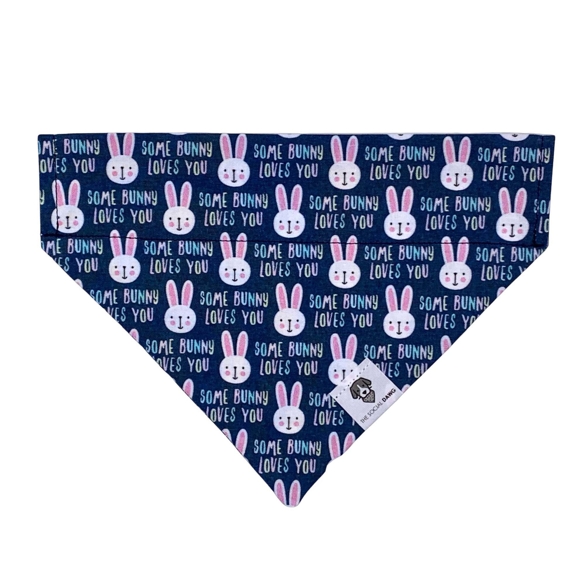 Easter Bunny With Pets Name Bandana