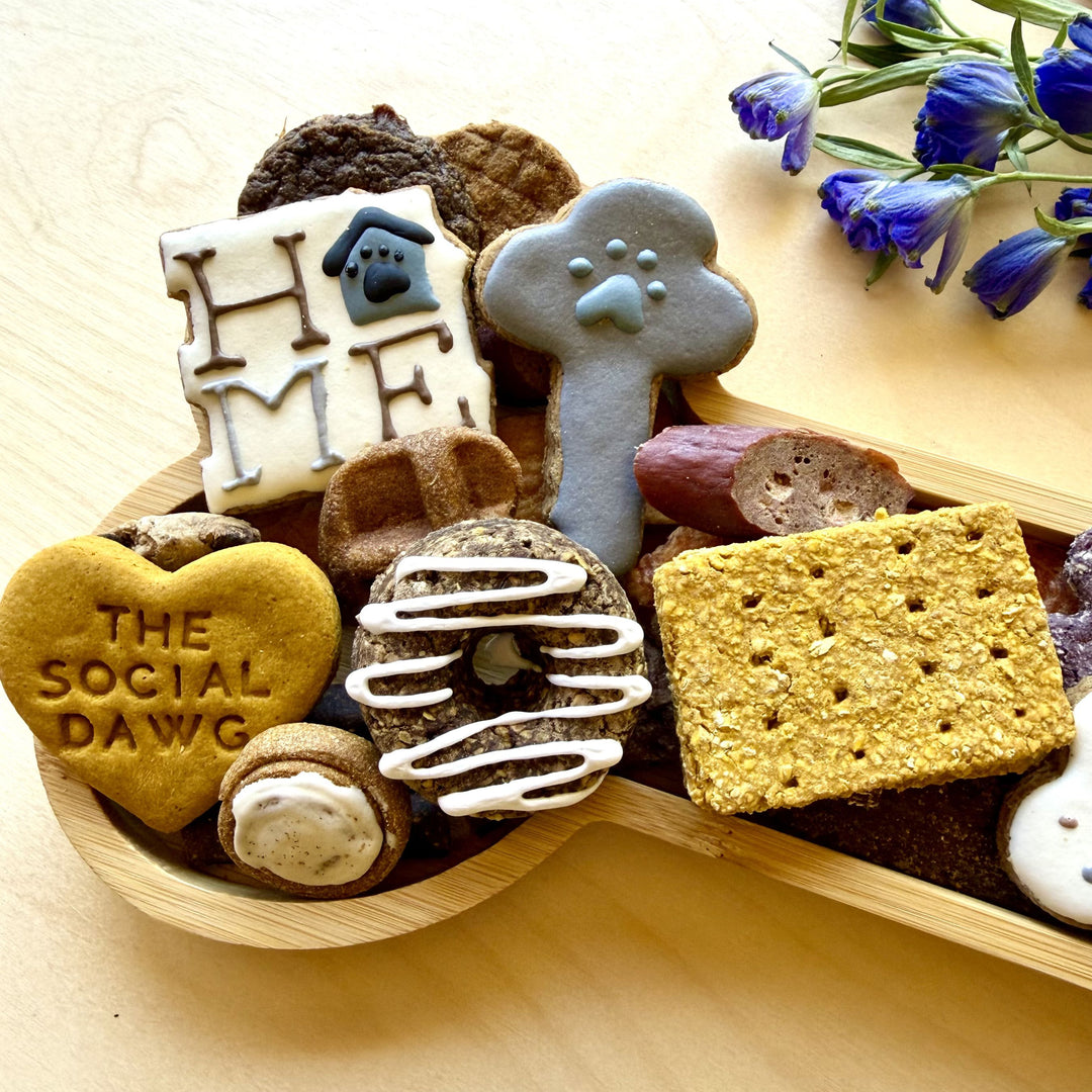 Welcome Home Dog Bone Barkuterie Treat Board