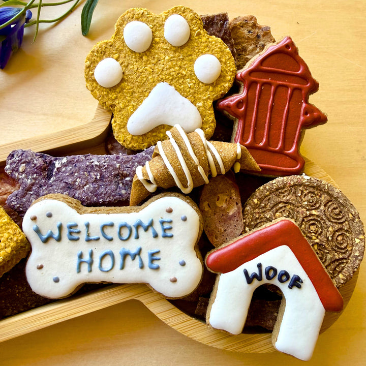 Welcome Home Dog Bone Barkuterie Treat Board