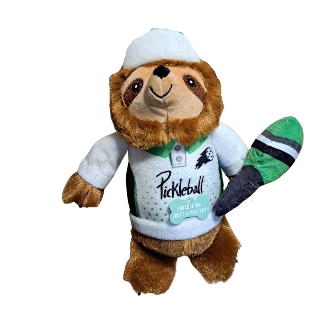It’s Pickleball Time Sloth Dog Toy