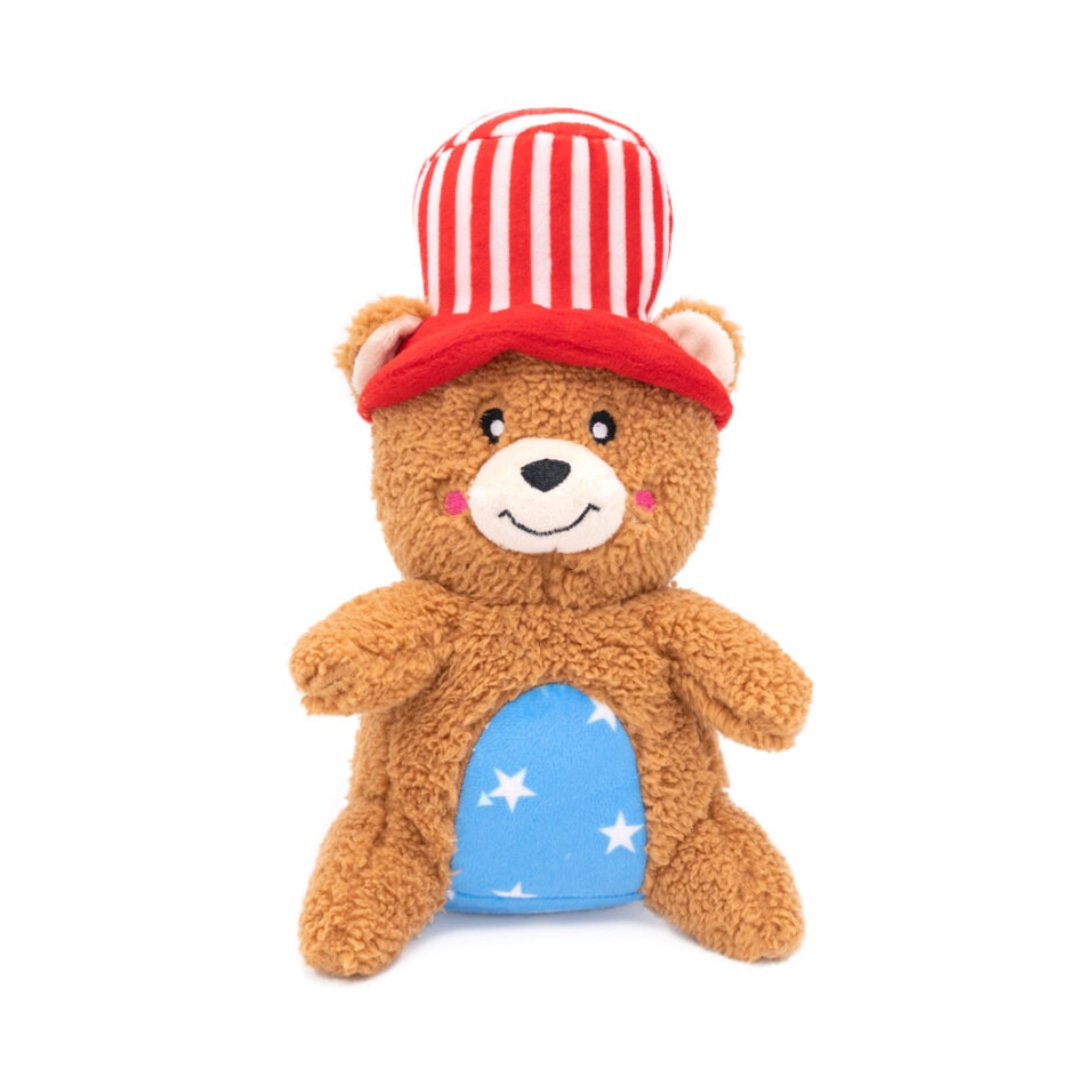 Cheeky Chumz – Americana Bear Dog Toy