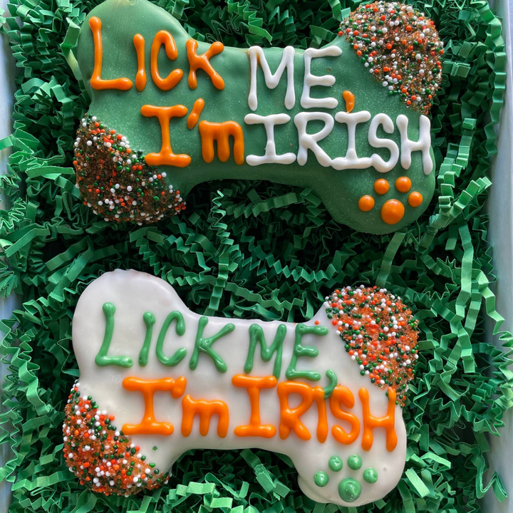 Lick Me, I’M Irish St Patrick's Day Dog Treats - 2 Pack