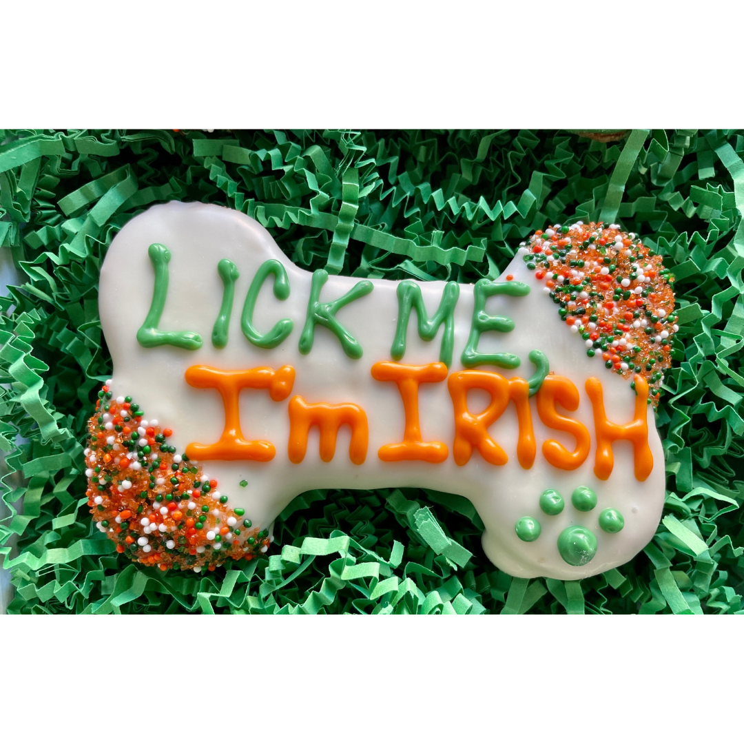 Lick Me, I’M Irish St Patrick's Day Dog Treats - 2 Pack