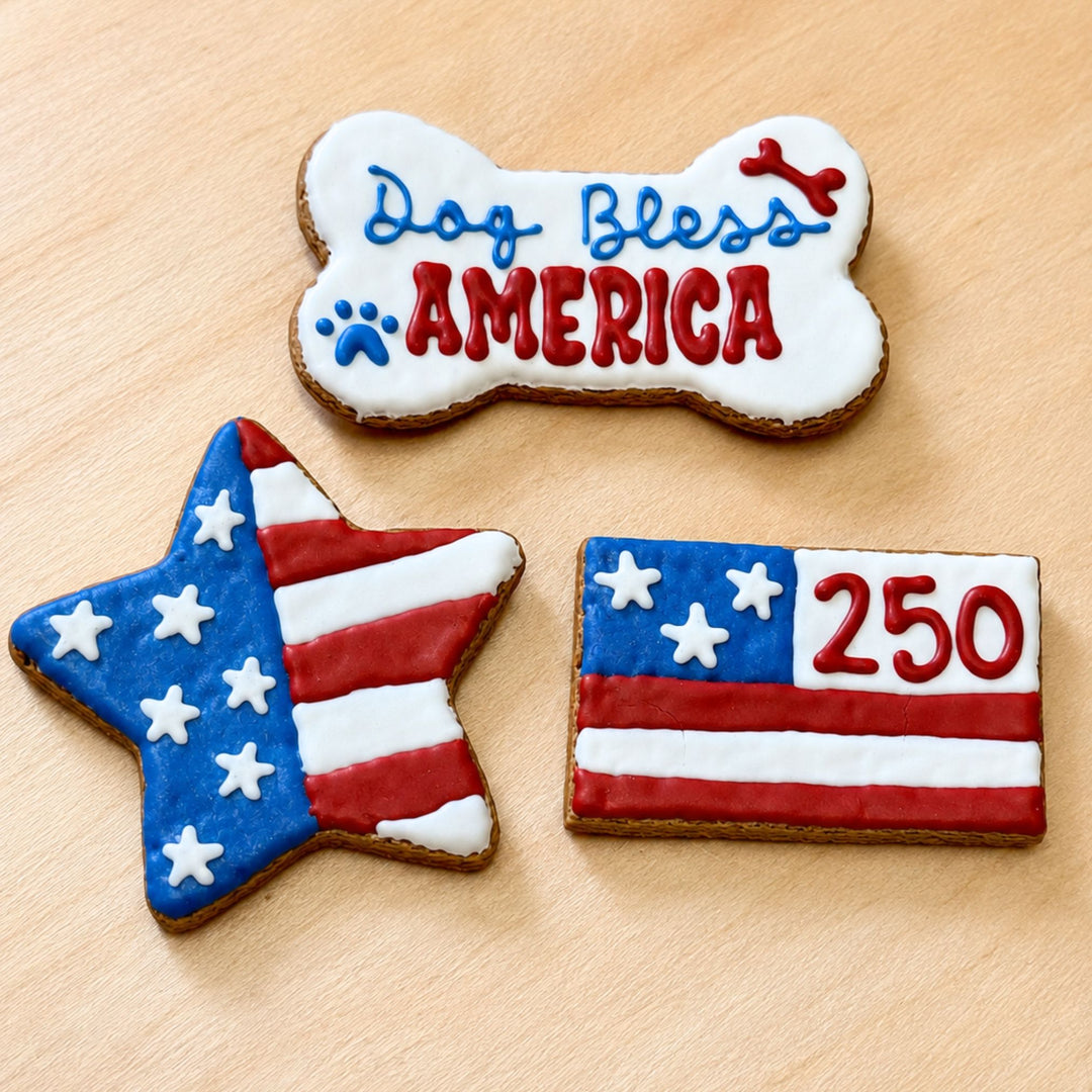 Dog Bless America USA Dog Treats - 3 Pack