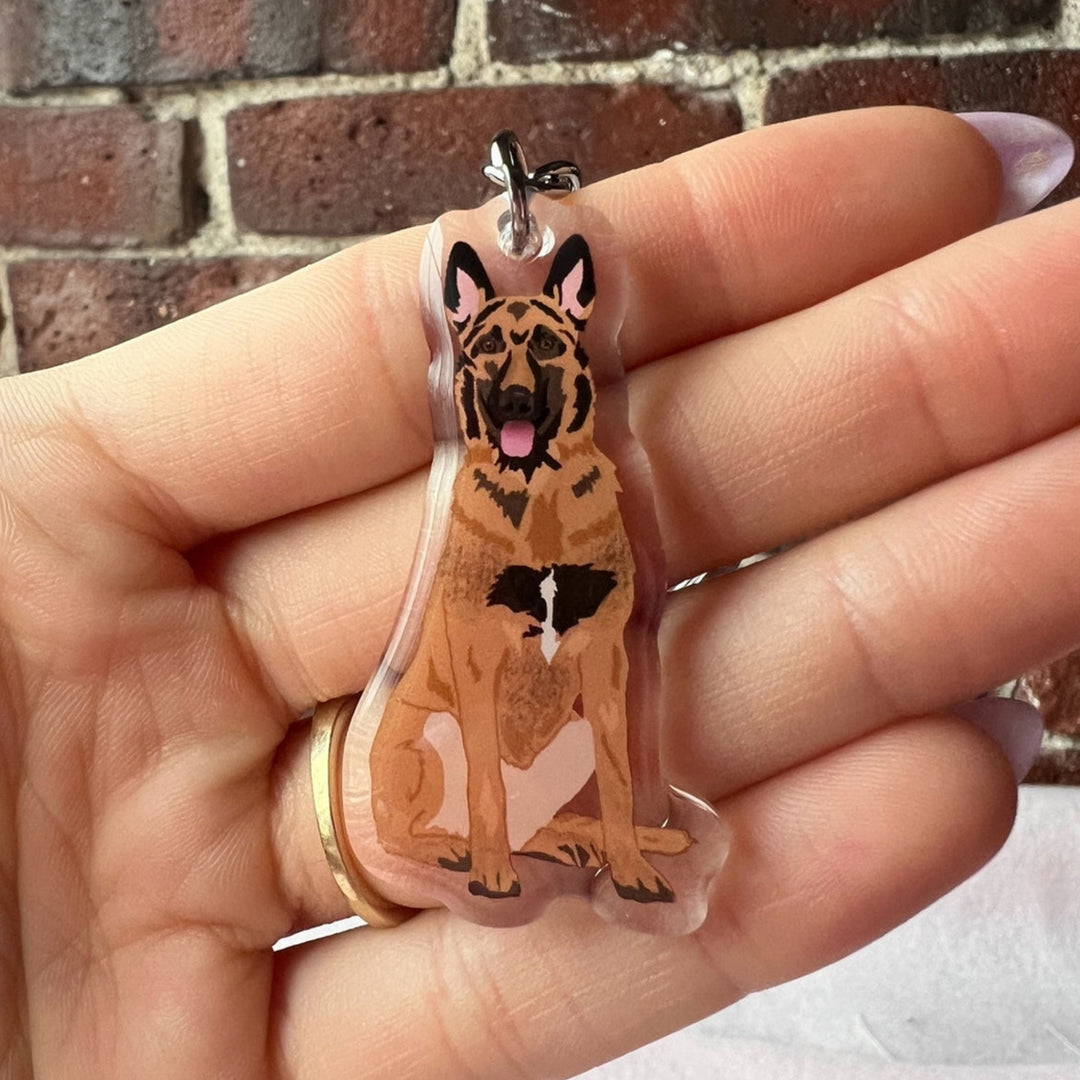 Belgian Malinois Keychain
