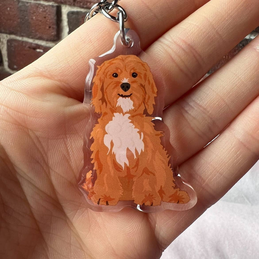Cavapoo Keychain