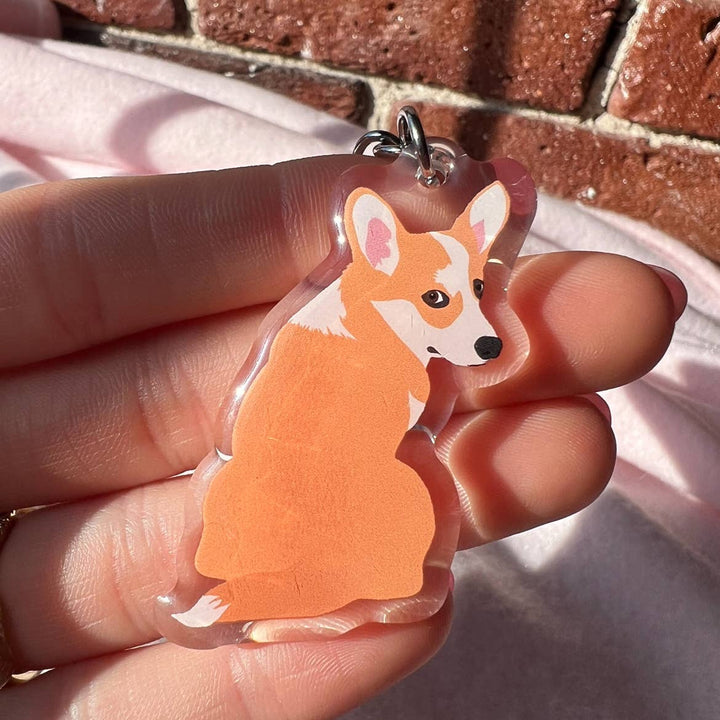 Corgi (Red) Keychain