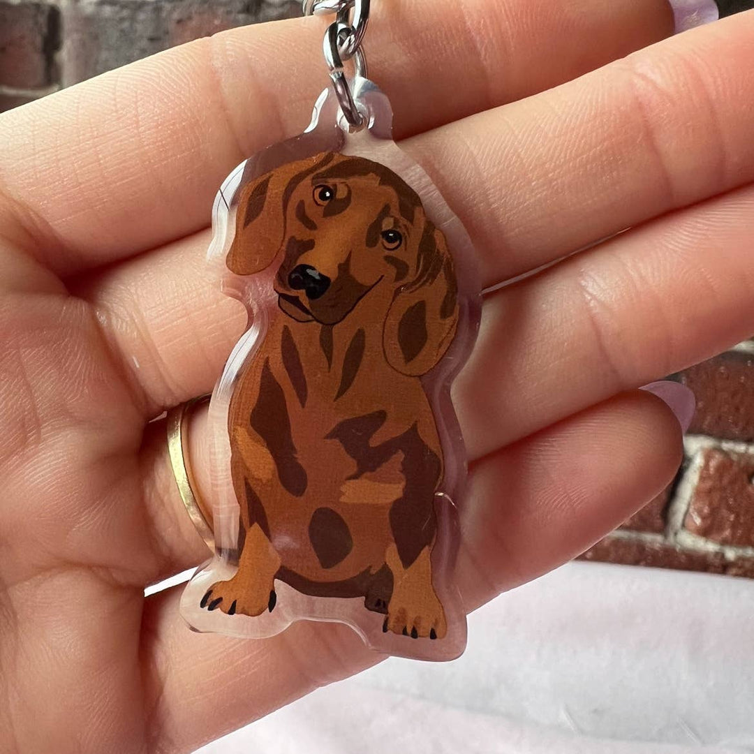Dachshund (Brown) Keychain