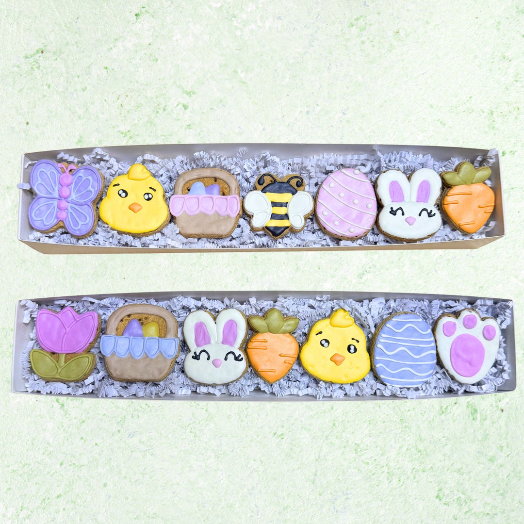 Easter Biscuit Dog Treat Box - 7 count