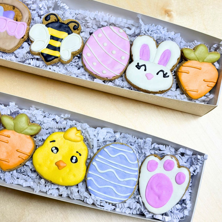 Easter Biscuit Dog Treat Box - 7 count
