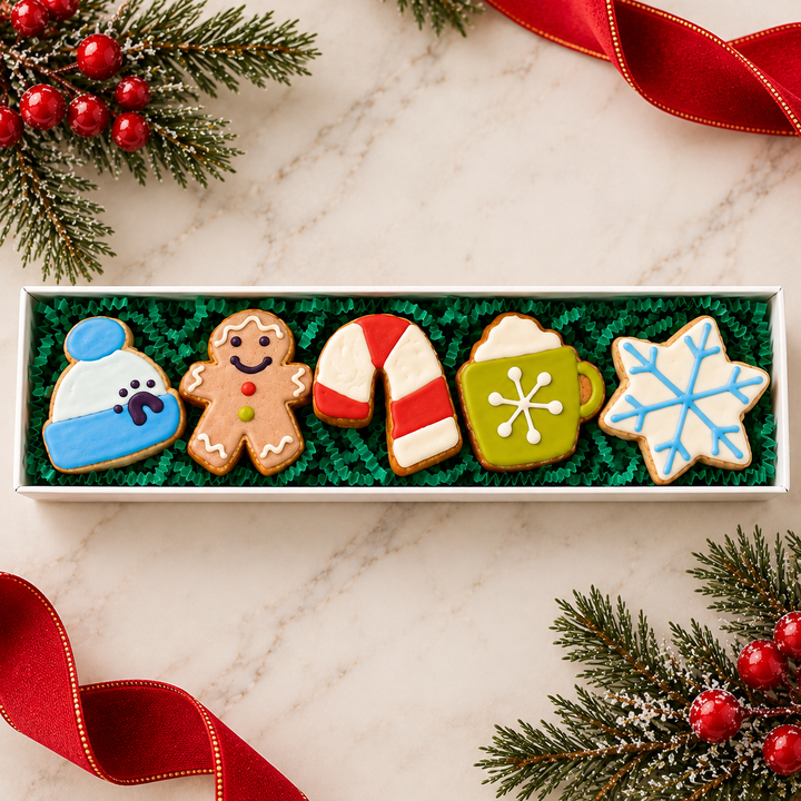 Bite Size Holiday Dog Treat Box - 5 count