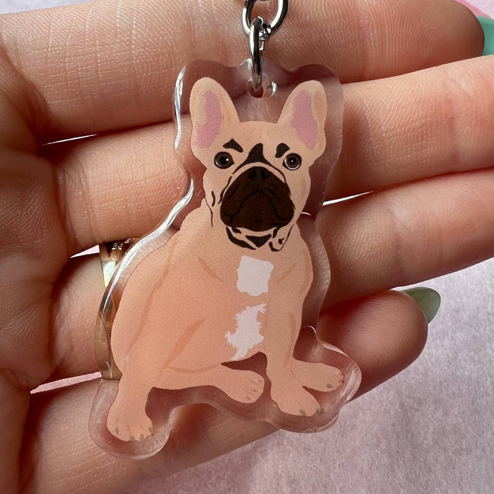 Frenchie (Fawn) Keychain