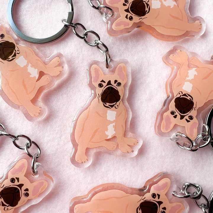 Frenchie (Fawn) Keychain