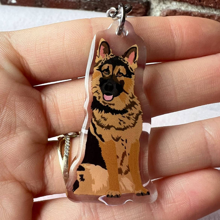 German Shepherd Keychain