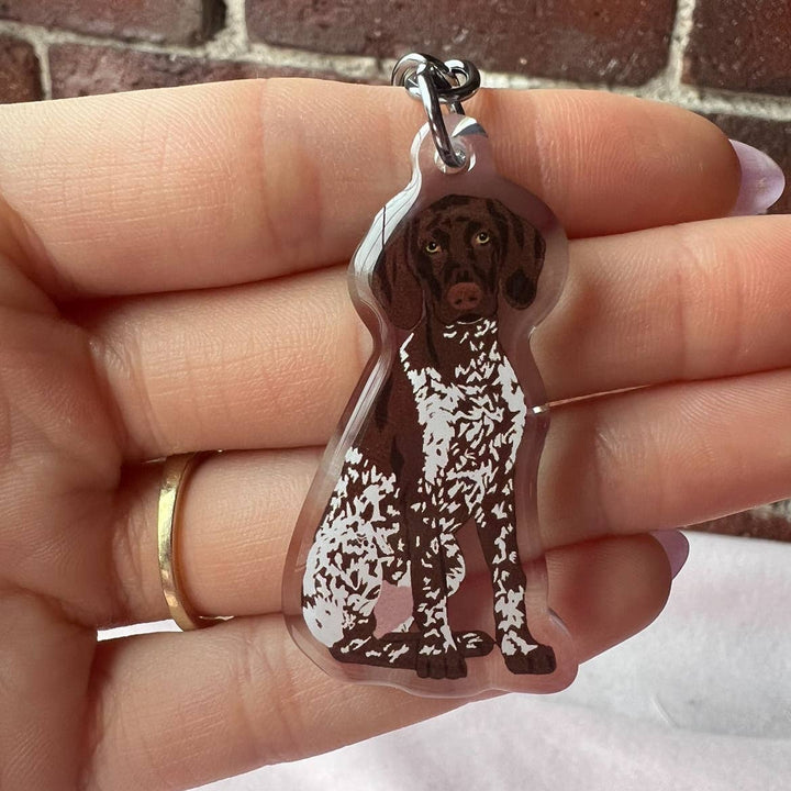 German Shorthaired Pointer Keychain