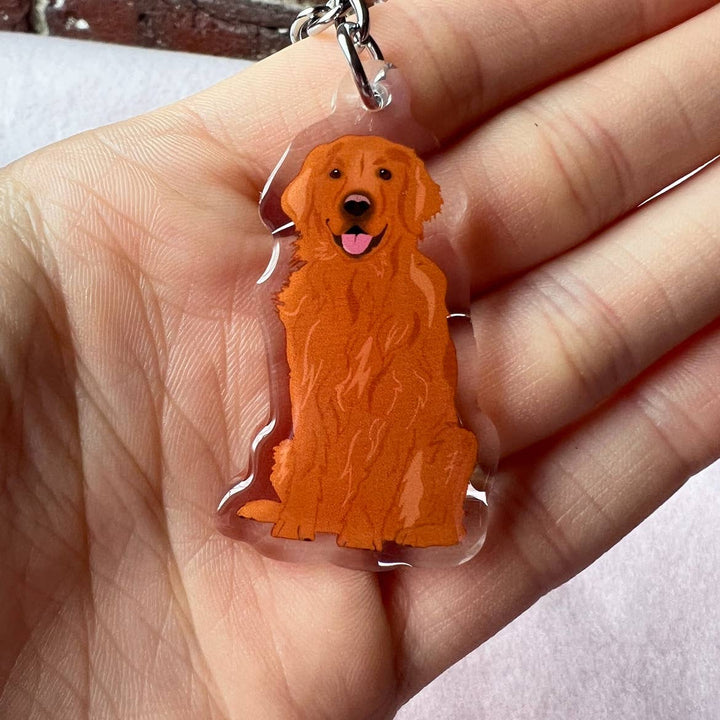 Golden Retriever (Red/Copper) Keychain