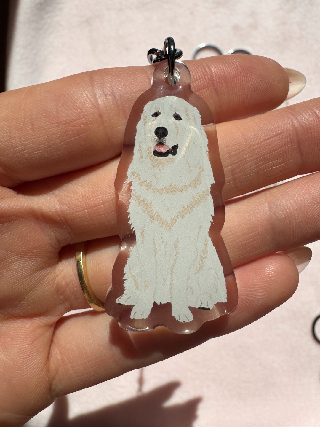 Great Pyrenees Keychain