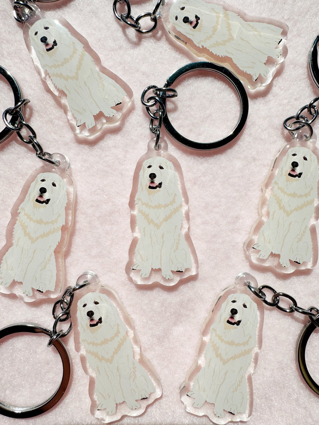 Great Pyrenees Keychain
