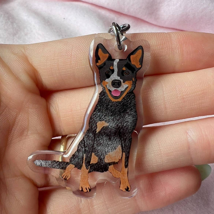 Heeler (Blue) Keychain