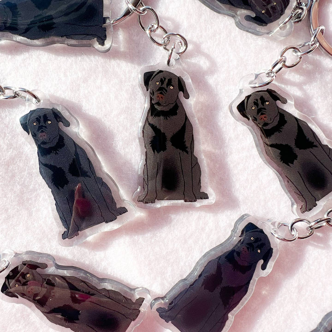 Labrador Retriever (Black) Keychain