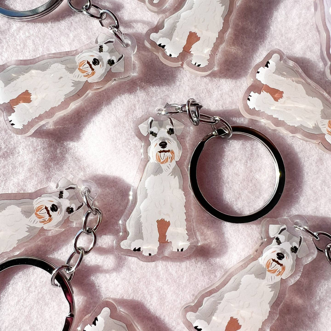 Schnauzer Keychain