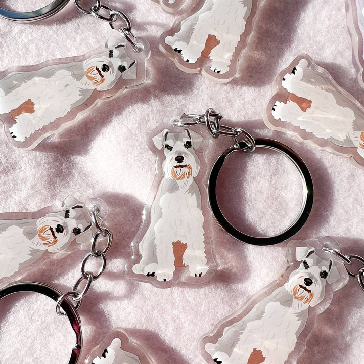 Schnauzer Keychain