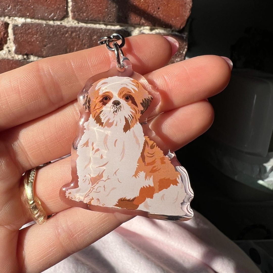 Shih Tzu Keychain