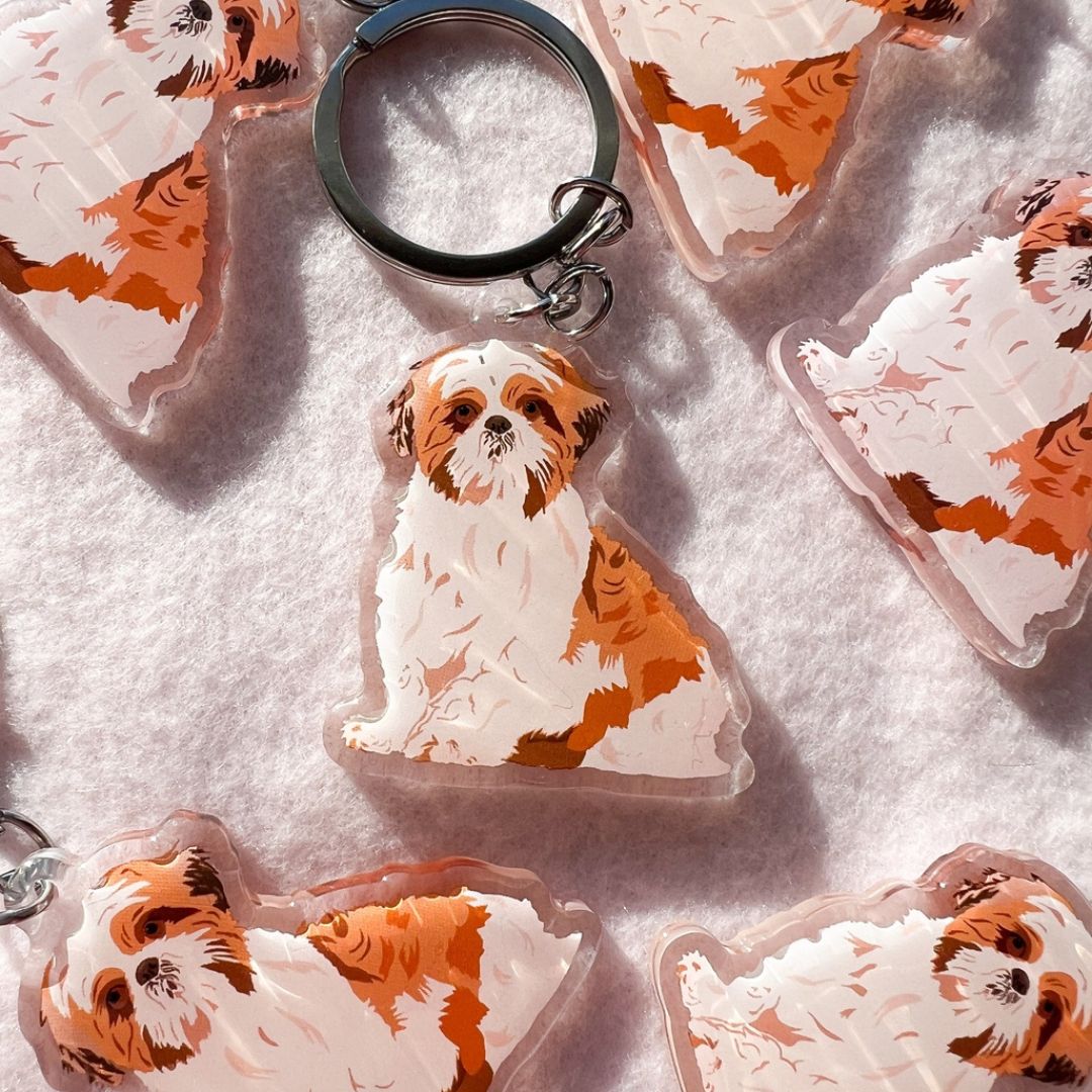 Shih Tzu Keychain