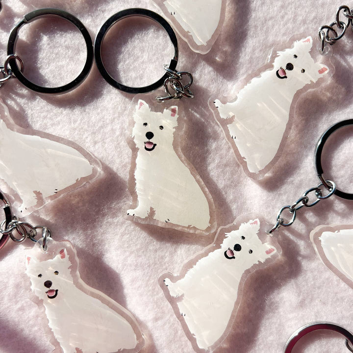 West Highland Terrier (Westie) Keychain