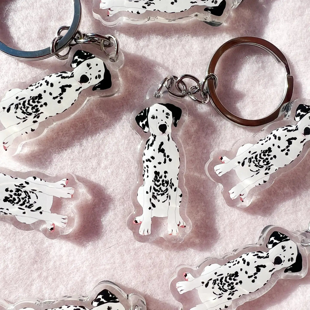 Dalmatian Keychain