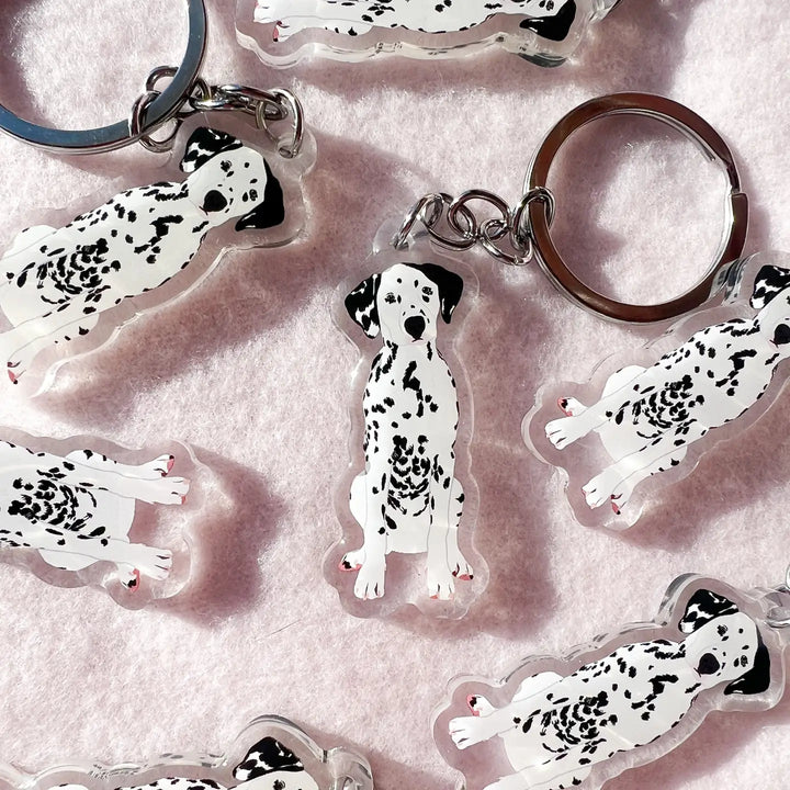 Dalmatian Keychain