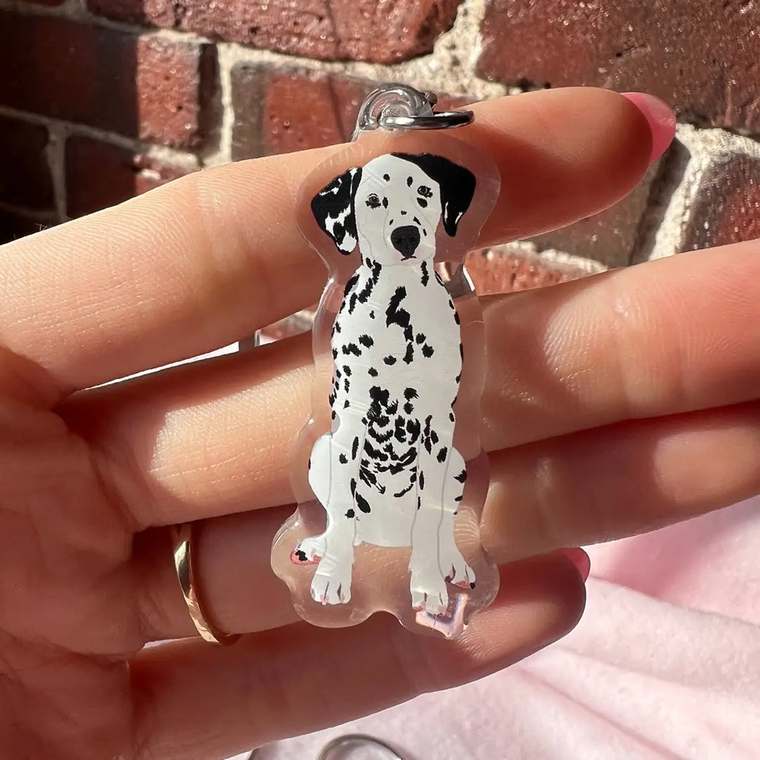Dalmatian Keychain