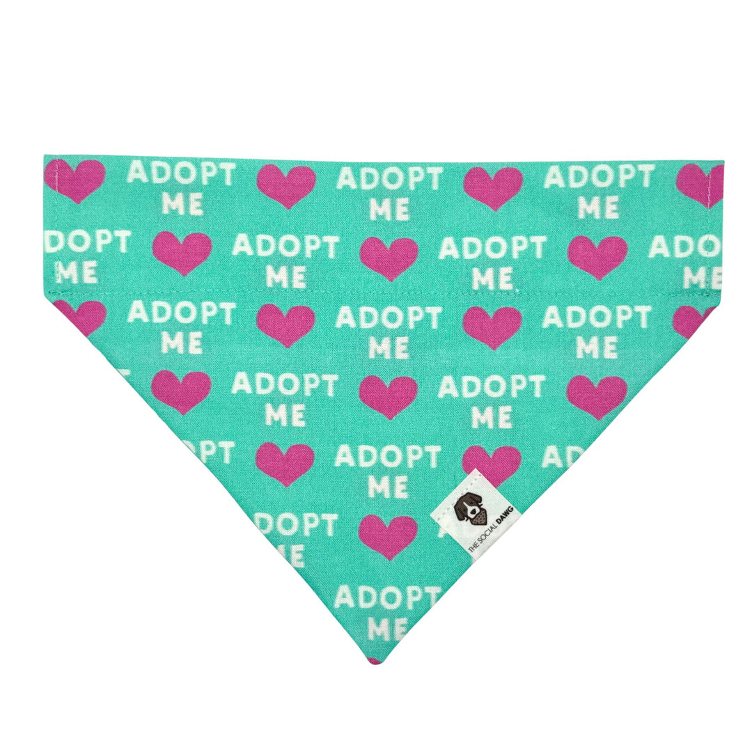 Adopt Me Slip-On Dog Bandana