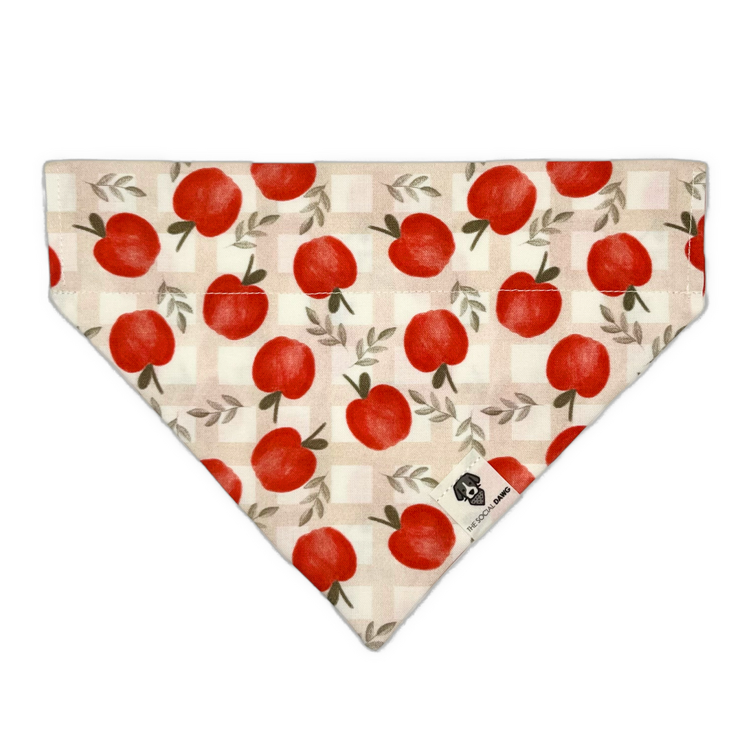 Apple Picking Basket Slip-On Dog Bandana