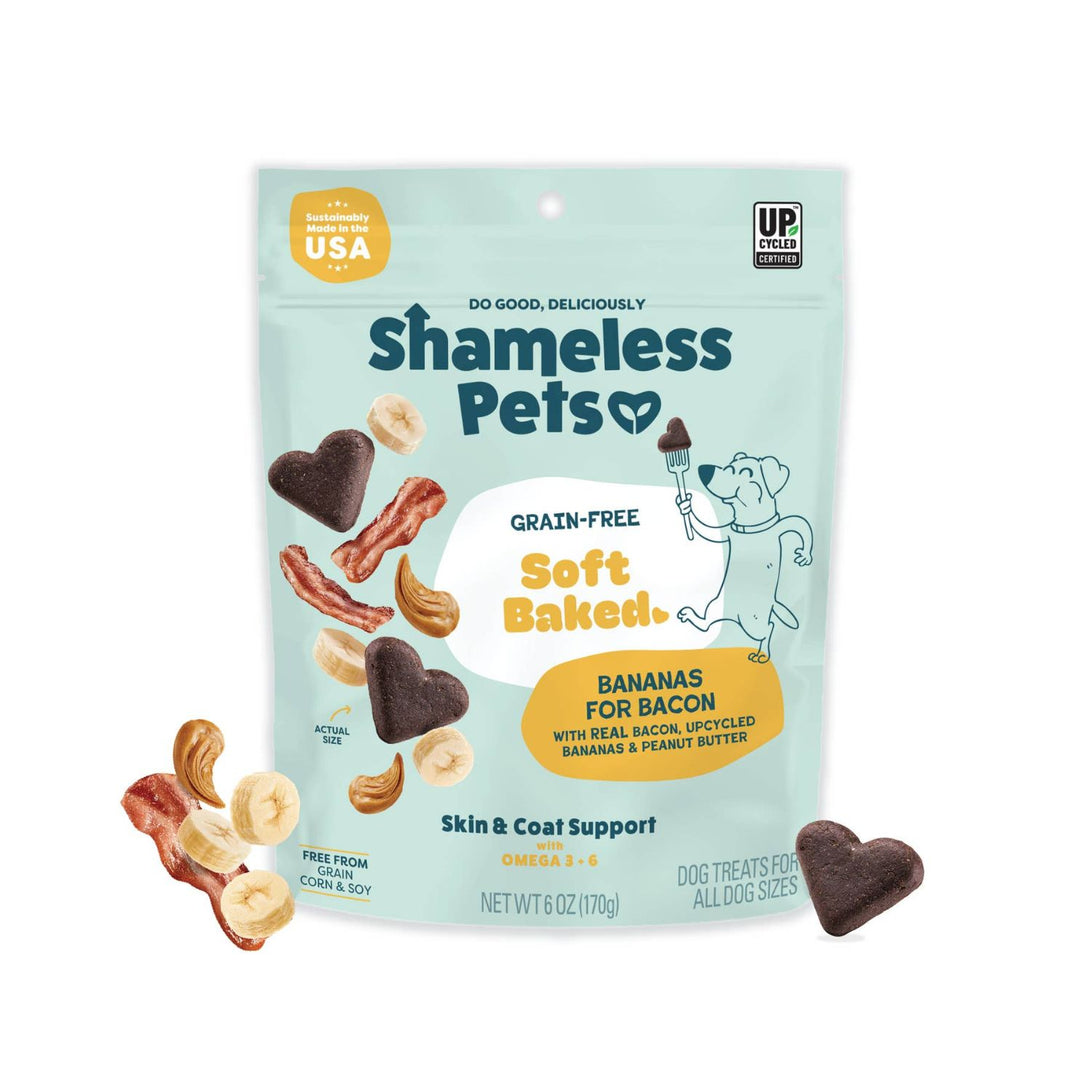 Bananas For Bacon Soft Baked Dog Treats