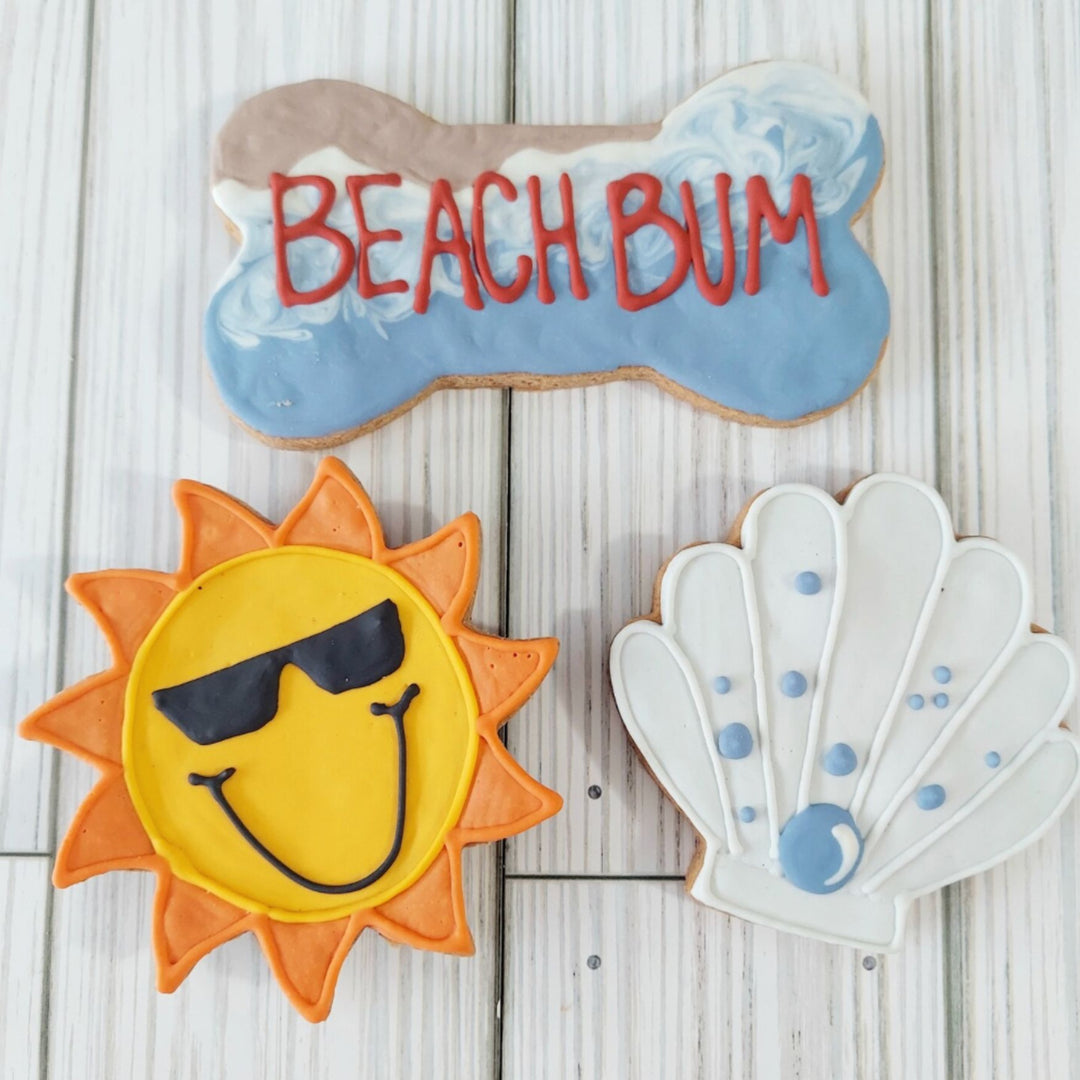 Beach Bum Summer Dog Treats - 3 Pack