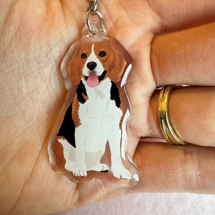 Beagle Keychain
