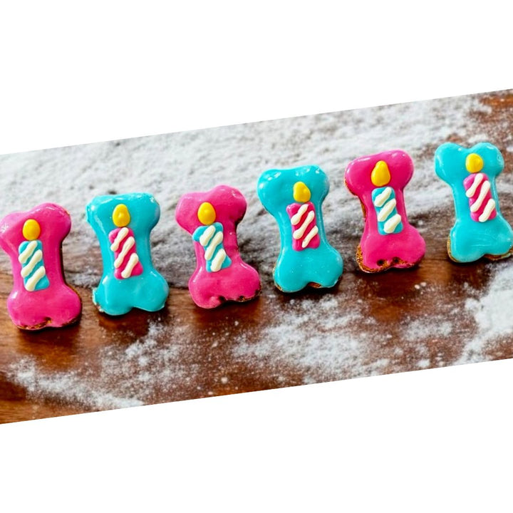 Birthday Bone Candle Treat Box - 7 count