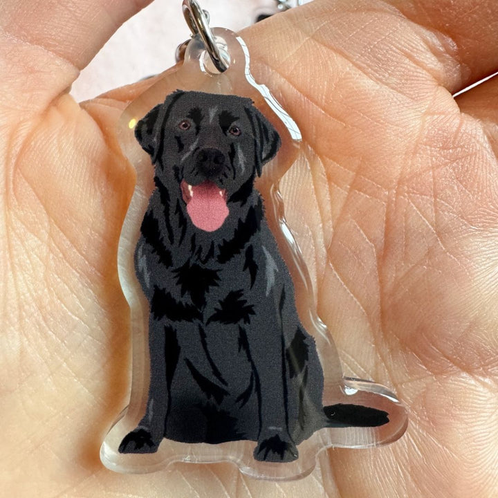 Labrador Retriever (Black) Keychain