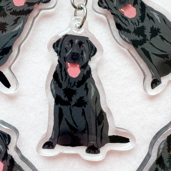 Labrador Retriever (Black) Keychain