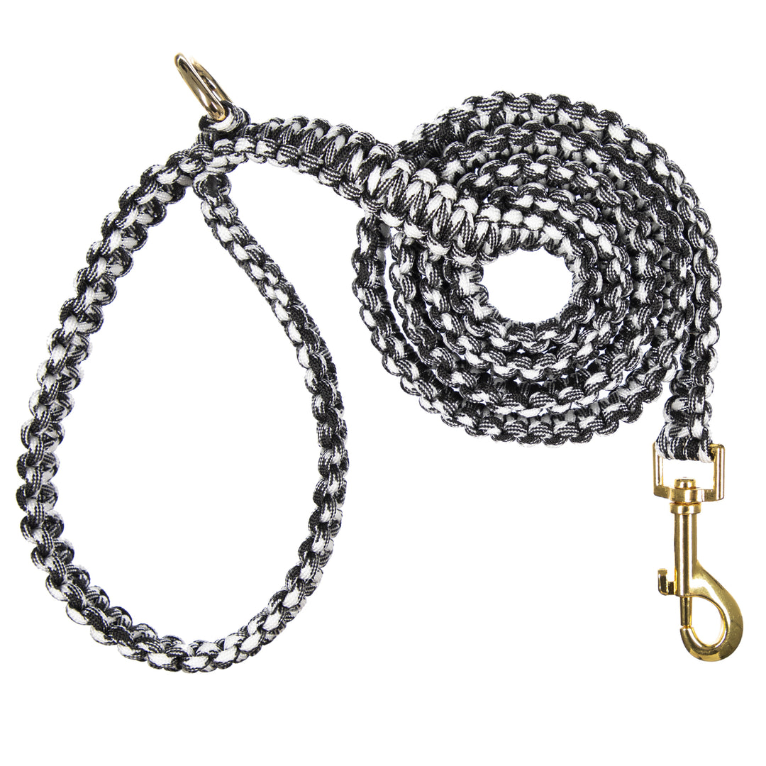 Black Nylon Rope Dog Leash