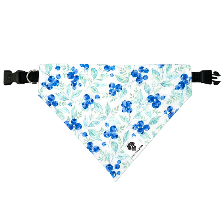 Blueberry Slip-On Dog Bandana