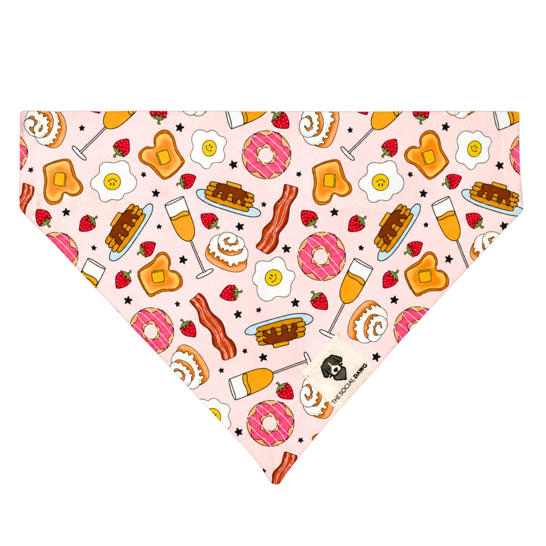 Brunch Slip-On Dog Bandana