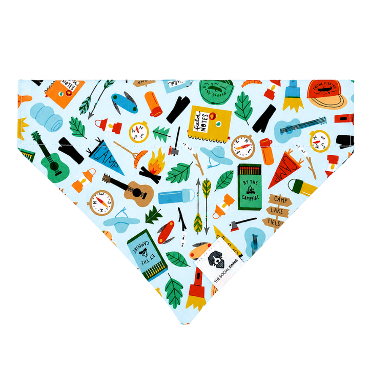Camping Crew Slip-On Dog Bandana