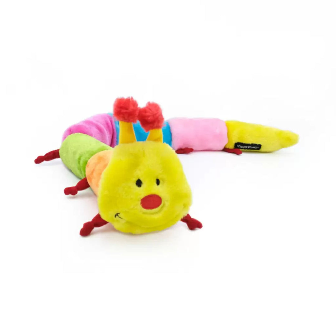 Caterpillar Dog Toy – Deluxe with 7 Squeakers