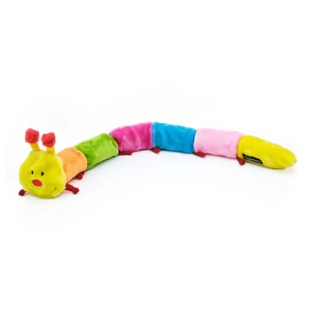 Caterpillar Dog Toy – Deluxe with 7 Squeakers