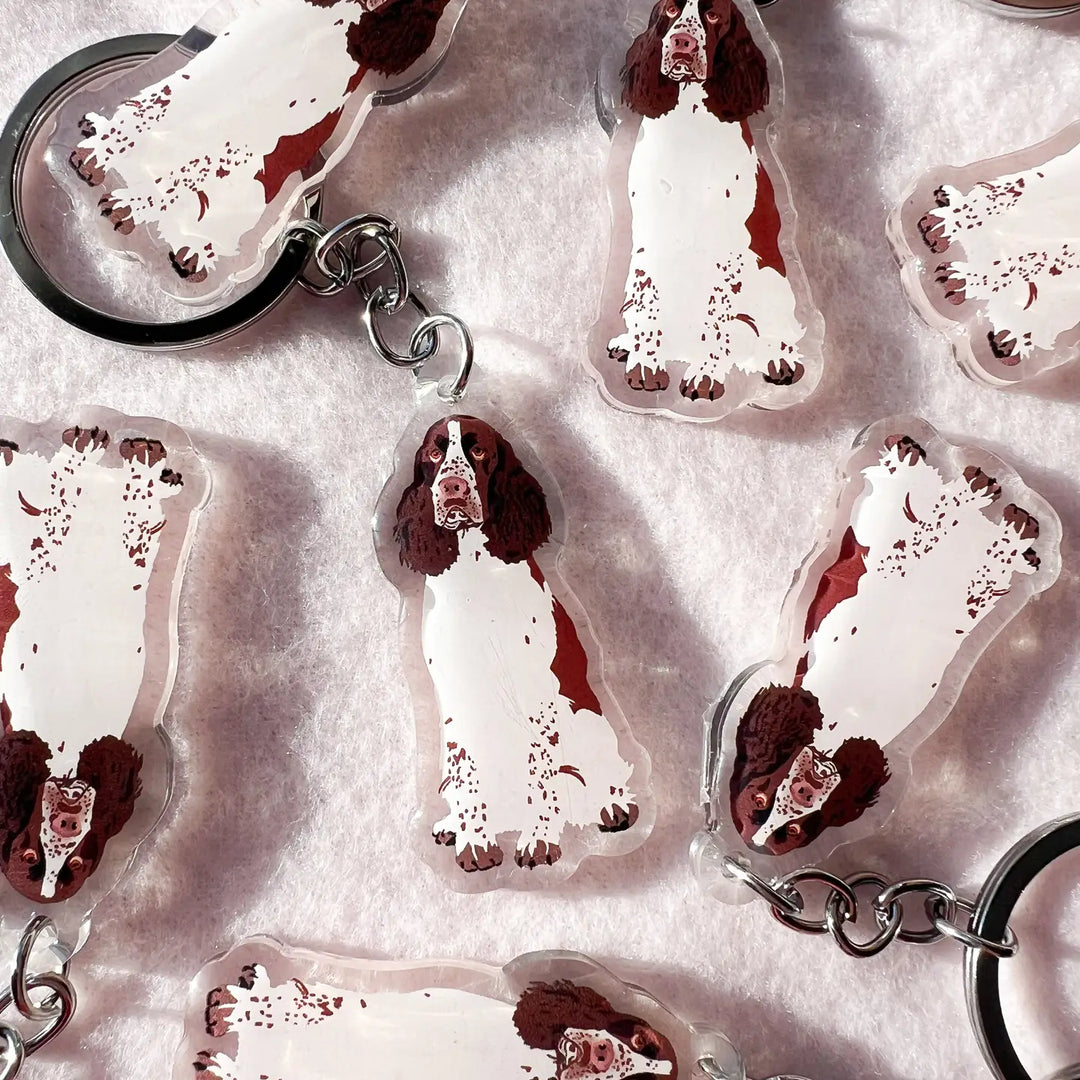 English Springer Spaniel Keychain