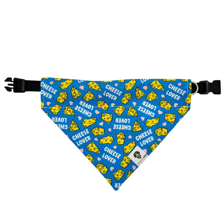 Cheese Lover Slip-On Dog Bandana