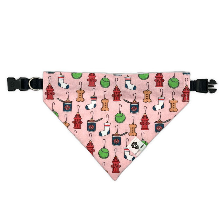 Christmas Ornaments Slip-On Dog Bandana