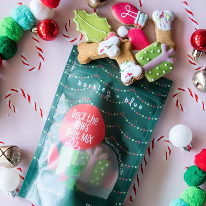 Deck the Paws Christmas Dog Treat Bag